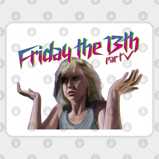 Friday the 13th Part 5: Breakin' Violet Magnet by 51Deesigns